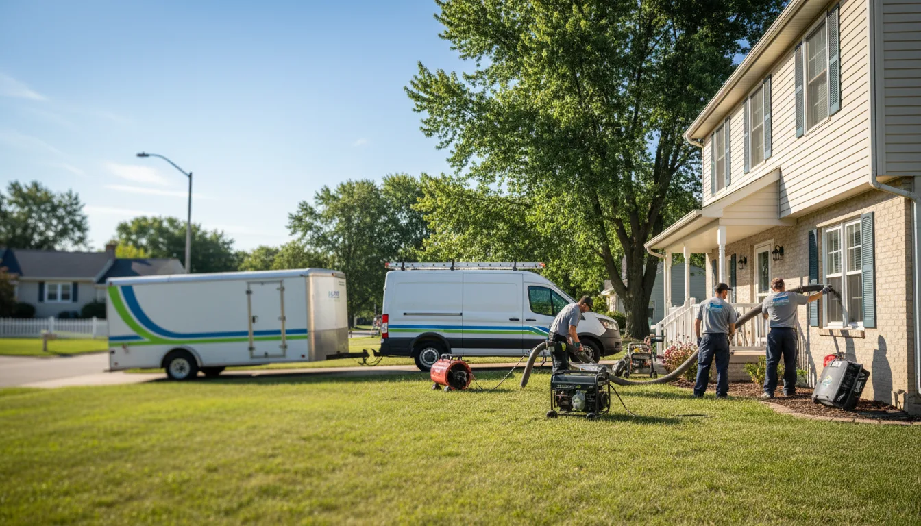 Flooded Basement Restoration And Cleanup With Repair in Vesper, WI near me